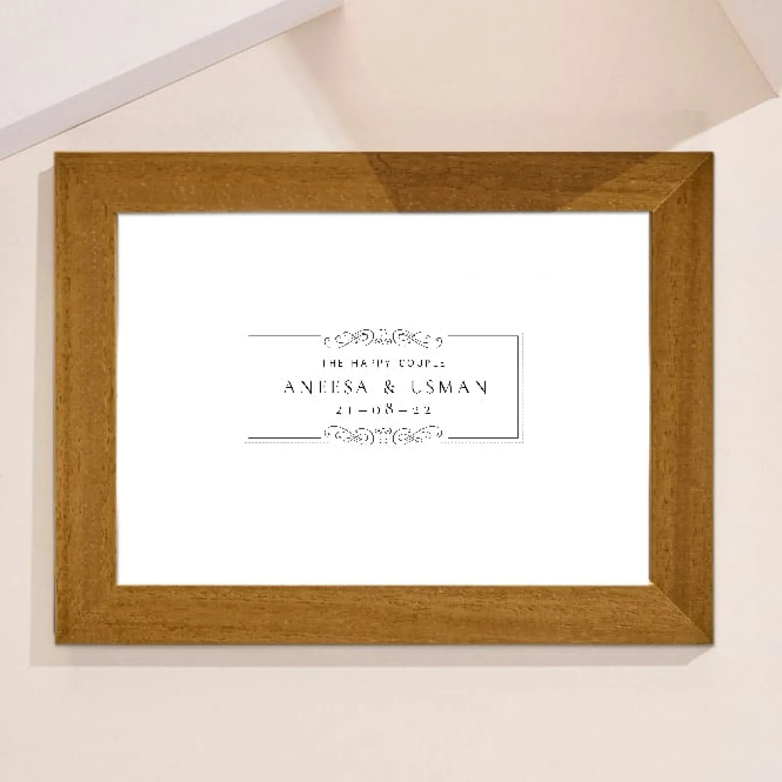 Sale Personalised Happy Couple Landscape Print Personalised Canvas & Wall Art|Photo Prints & Wall Art