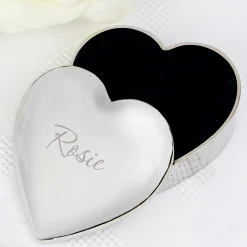 Card Factory Personalised Heart Shaped Trinket Box - Any Name
