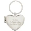Card Factory Personalised Heart-Shaped Locket Keyring