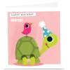 Kids Card Factory Personalised Hello Munki Card - Cute Tortoise
