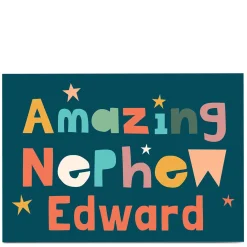 Hot Personalised Hello Munki Card - Amazing Nephew For Nephew|Birthday