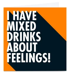 Card Factory Personalised Hello Munki Card - Mixed Drinks