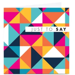 Sale Personalised Hello Munki Card - Just To Say Premium Square|Any Occasion