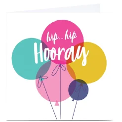 Card Factory Personalised Hello Munki Card - Hip Hip Hooray