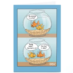 Outlet Personalised Heritage DB's Card - Memory Problems Any Occasion|Anniversary