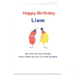 Card Factory Personalised Hew Ma Birthday Card - Old and Wrinkly