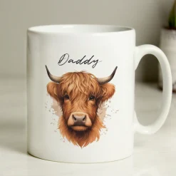 New Personalised Highland Cow Mug Personalised Mugs|Mugs