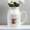 New Personalised Highland Cow Flower Jug Vase Gifts For Him|Christmas Gifts