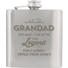 Best Personalised Hip Flask - Grandad The Legend Personalised Jewellery And Keepsakes|Jewellery & Keepsakes