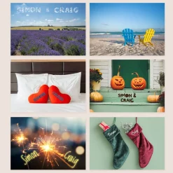 Card Factory Personalised His and His Calendar 2024-2025 Edition