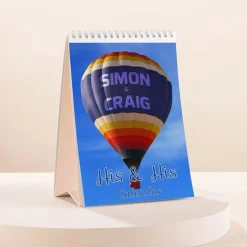 Card Factory Personalised His and His Calendar 2024-2025 Edition