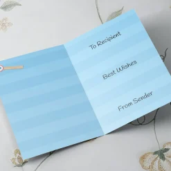 Kids Card Factory Personalised Hugs Bear Birthday Card - Headphones