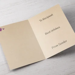 Hot Personalised Hugs Bear Card - Head Over Heels Any Occasion|Just To Say