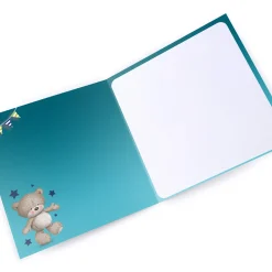 New Personalised Hugs Bear Card - Best Dad In The World For Dad|Father's Day