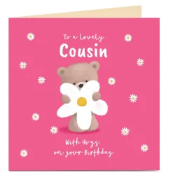 Best Personalised Hugs Birthday Card - Hugs With Daisy Kids Premium Square|For Kids