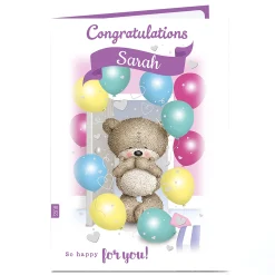 Discount Personalised Hugs Congratulations Card - So Happy For You! New Job|Congratulations