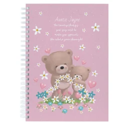 Card Factory Personalised Hugs Notebook - The Lovely Things You Say and Do