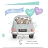 Card Factory Personalised Hugs Wedding Card - Wedding Car