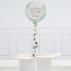 Hot Personalised 20-Inch Bubblegum Balloon With Ivy Tail - DELIVERED INFLATED! Personalised Party|Wedding Party
