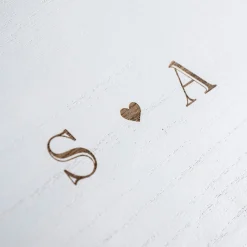 Card Factory Personalised Initials White Storage Box