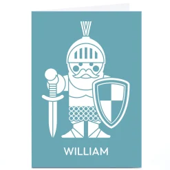 Hot Personalised Jamie Nash Card - A Noble Knight Kids Any Occasion|Just To Say