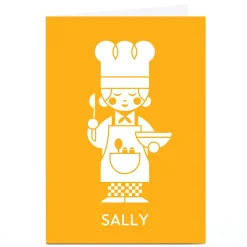 Kids Card Factory Personalised Jamie Nash Card - A Creative Cook