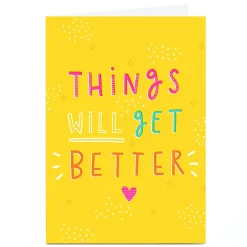Card Factory Personalised Jess Moorhouse Card - Things Will Get Better