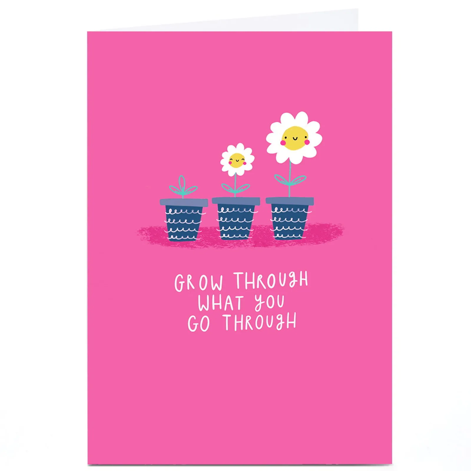 Card Factory Personalised Jess Moorhouse Card - Grow Through What You Go Through