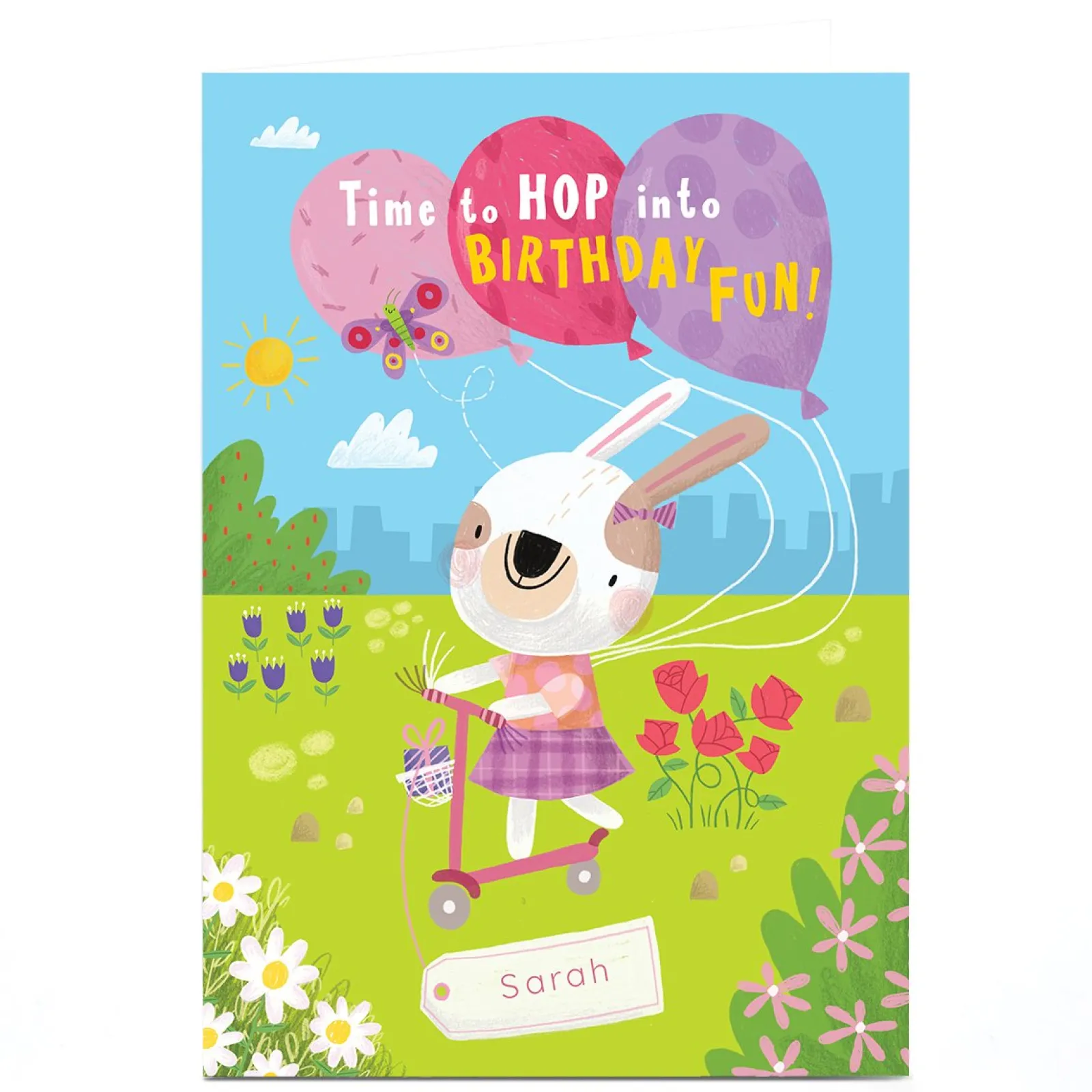 New Personalised Jordan Wray Birthday Card - Hop Into Fun Kids For Kids|Funny