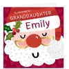 Clearance Personalised Kerry Spurling Christmas Card - Female Santa Premium Square|Christmas
