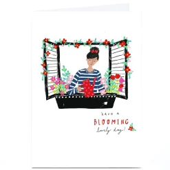 Card Factory Personalised Kerry Spurling Card - Blooming Lovely Day!