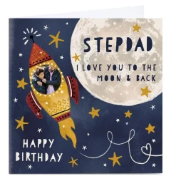 Card Factory Personalised Kerry Spurling Photo Card - Stepdad