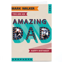 Sale Personalised Kerry Spurling Birthday Card - Amazing Dad For Dad|Dad