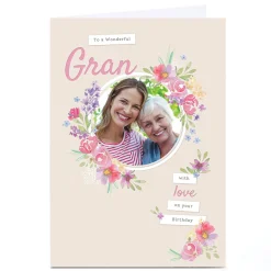 Card Factory Personalised Kerry Spurling Birthday Card - Gran