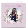 Hot Personalised Kerry Spurling Photo Card - Happy Birthday For Wife|For Sister