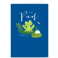 Clearance Personalised Klara Hawkins New Home Card - New Pad New Home