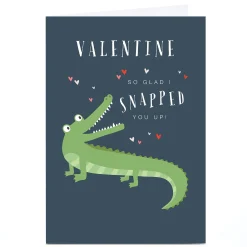 Card Factory Personalised Klara Hawkins Valentine's Day Card - Snapped You Up!
