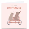 Card Factory Personalised Klara Hawkins Card - Anniversary Mice