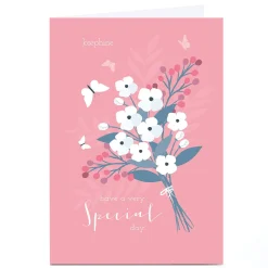 Discount Personalised Klara Hawkins Birthday Card - Very Special Day Birthday|For Her