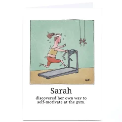 Card Factory Personalised Lee Fearnley Card - Self Motivation