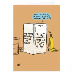 Sale Personalised Lee Fearnley Card - What's So Funny? Any Occasion|Funny