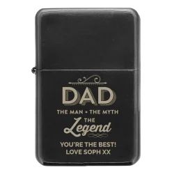 Clearance Personalised Lighter - Dad The Legend Personalised Jewellery And Keepsakes|Jewellery & Keepsakes