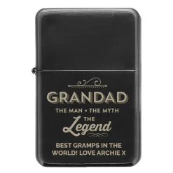 Card Factory Personalised Lighter - Grandad The Legend