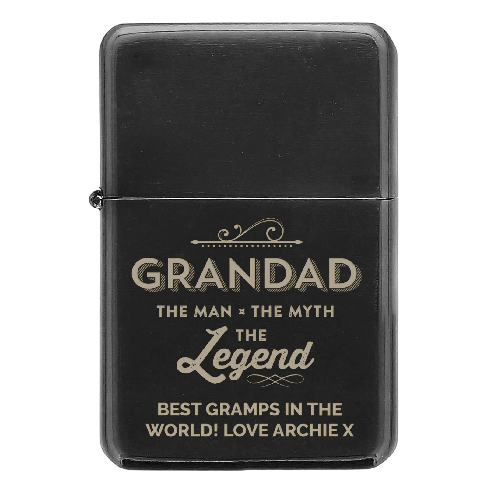 Card Factory Personalised Lighter - Grandad The Legend