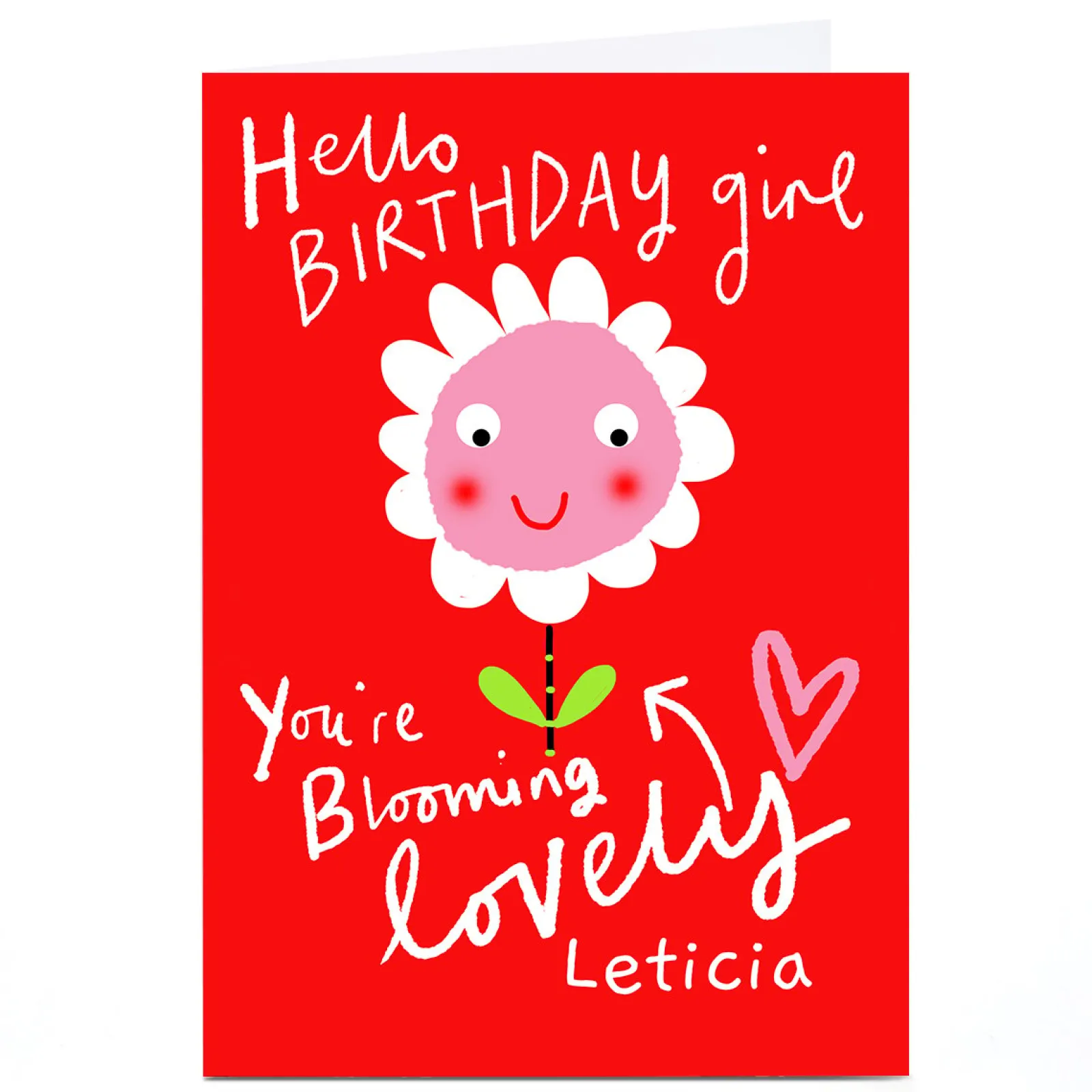 Kids Card Factory Personalised Lindsay Kirby Birthday Card - You're Blooming Lovely
