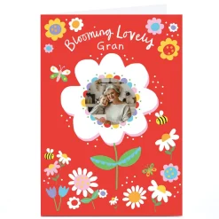 Card Factory Personalised Lindsay Kirby Mother's Day Card - Blooming Lovely Gran