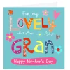 Clearance Personalised Lindsay Loves To Draw Card - Lovely Gran For Grandma|Premium Square