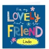 Card Factory Personalised Lindsay Loves To Draw Card - Lovely Friend