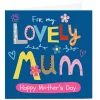 Personalised Lindsay Loves To Draw Card - Lovely Mum For Mum|Mum