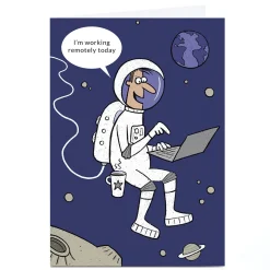 Best Personalised Little Horse Card - Working Remotely Any Occasion|Just To Say